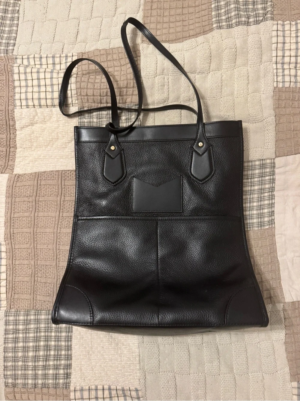 Michael Kors Bay Large Pebbled Leather Tote Bag